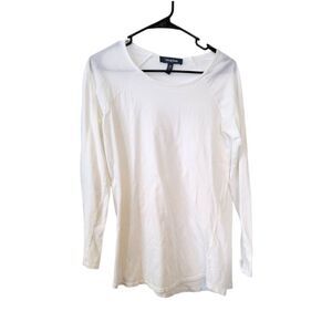 Modcloth White Long Sleeve T-Shirt Size Medium